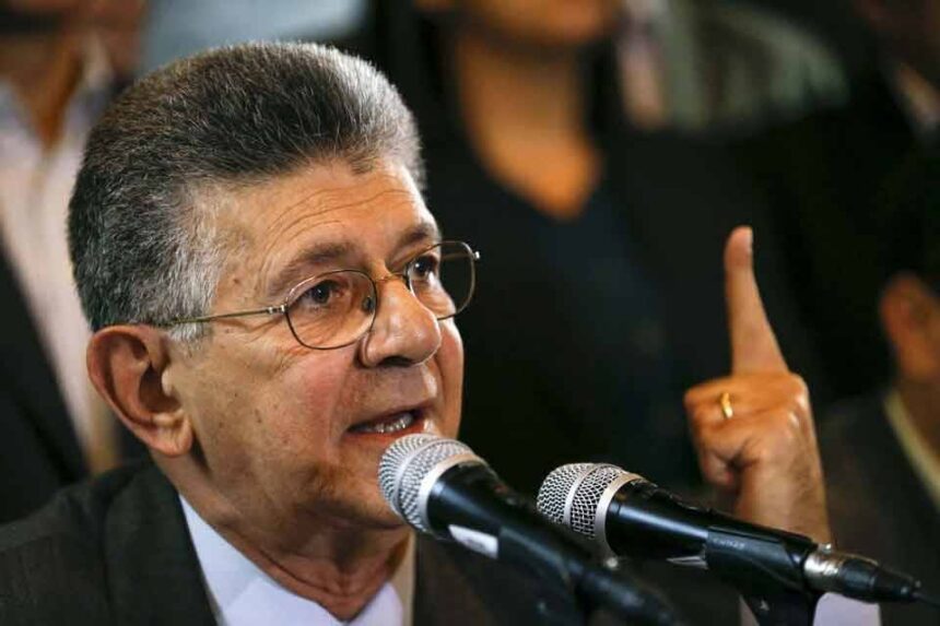 Henry Ramos Allup cuestiona comisión opositora que participa en diálogo con el Gobierno comisión opositora