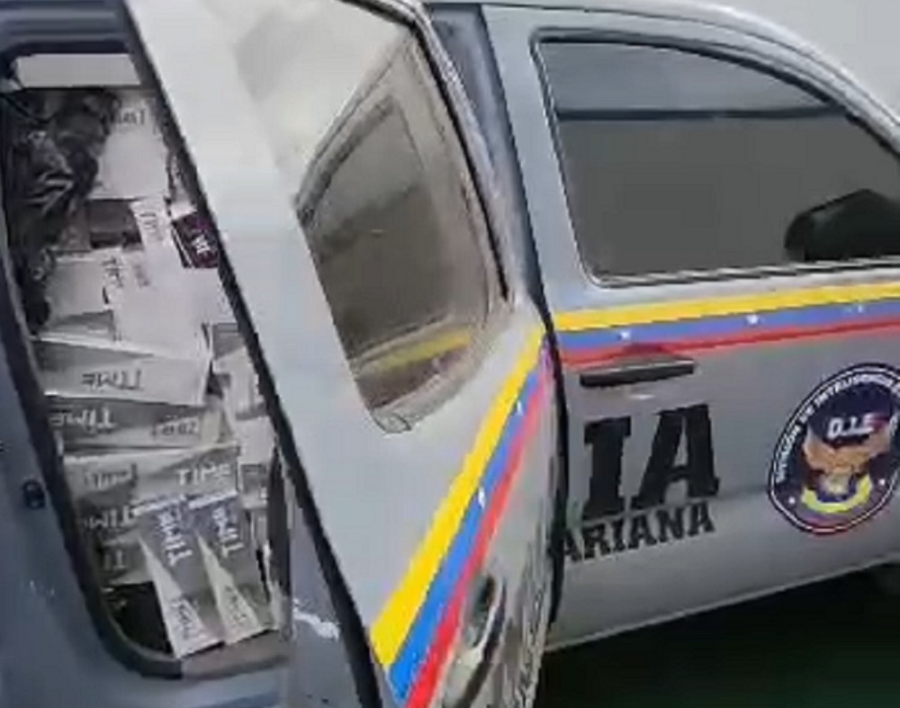 Detienen en flagrancia a funcionario policial en Zulia tras contrabando de cigarrillos detenido con cigarrillos