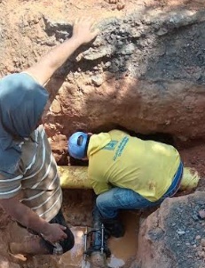Alcaldía de Maracaibo ejecutó trabajos de reparación en tuberías y colectores en tres puntos de la ciudad reparación de colectores en Maracaibo