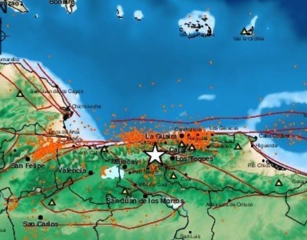 Reportan sismo en Aragua de magnitud 3,4 sismo en el estado Aragua