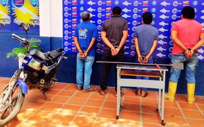 Detenidos cuatro sujetos tras extorsión en Maracaibo extorsión en Maracaibo