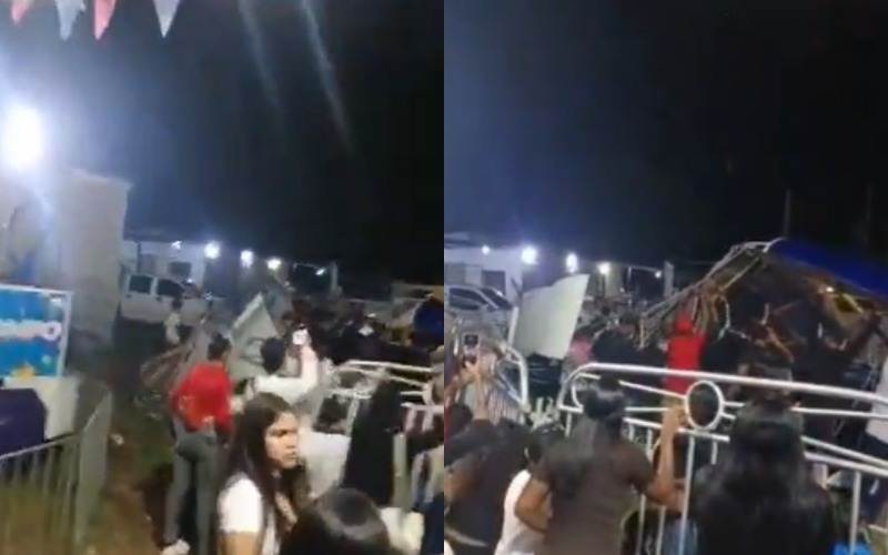 Falla mecánica en parque de atracciones deja siete heridos en Bolívar parque de atracciones en Bolívar