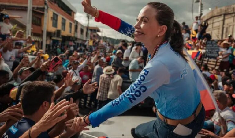 llegada de María Corina Machado