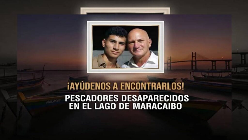 Padre e hijo desaparecen tras tormenta mientras pescaban en el Lago de Maracaibo pescadores desaparecidos
