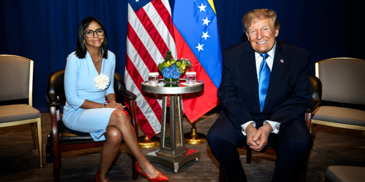 Delcy Rodríguez califica de «histórica» su reunión con Trump en Nueva York reunión con Trump