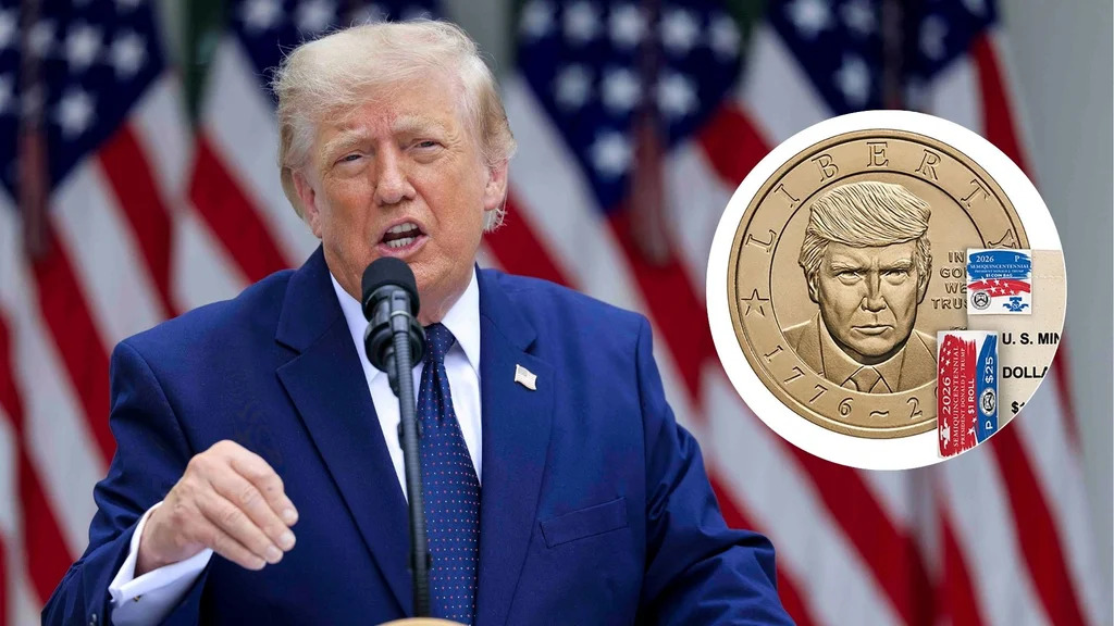 Donald Trump se convierte en el primer presidente vivo en aparecer en una moneda de EE. UU. en un siglo