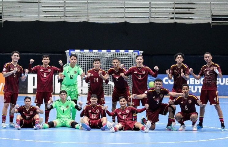 La Vinotinto Futsal Sub-20 vence 3-0 a Colombia y clasifica invicta a las semifinales del Sudamericano