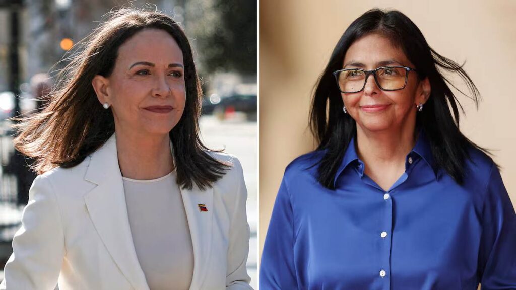 Delcy Rodríguez pide «arrepentimiento» a María Corina Machado para abrir la vía del diálogo