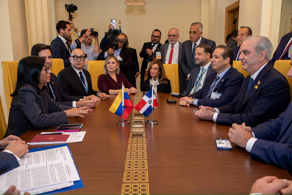 Delcy Rodríguez y Luis Abinader avanzan en el restablecimiento paulatino de nexos entre Caracas y Santo Domingo tras reunión en Roma