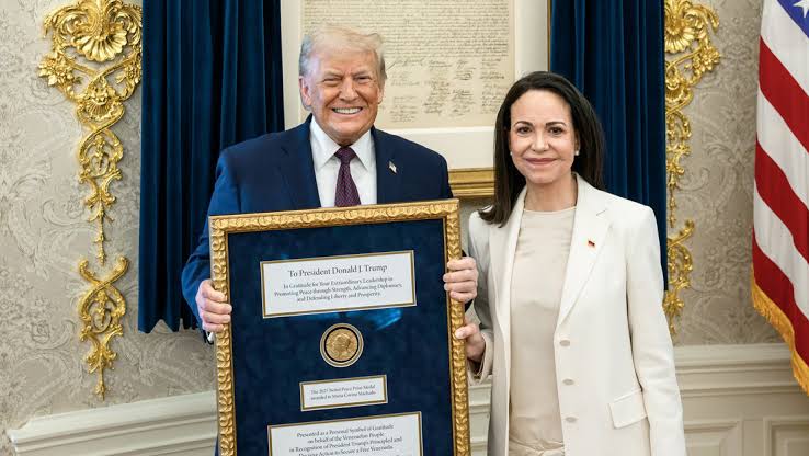 Trump tras el regreso de María Corina Machado a Venezuela: «Espero esté a salvo»