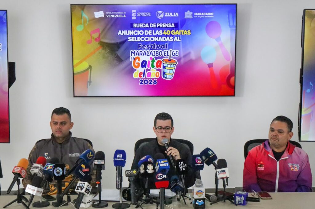 Inician semifinales del Festival «Maracaibo Elige la Gaita del Año 2026» con 40 agrupaciones