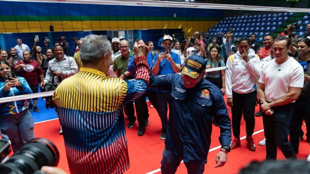 Di Martino acompañó al Gobernador Caldera en la reinauguración del gimnasio Belisario Aponte